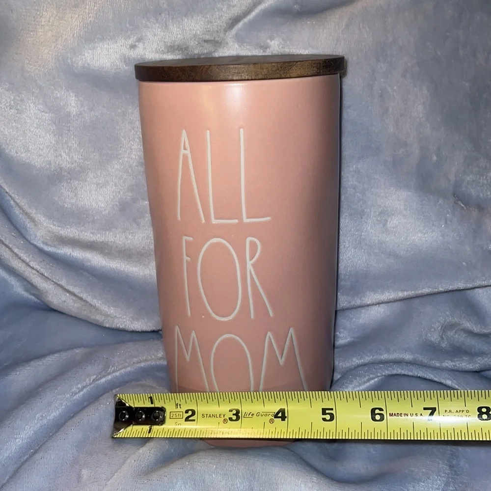 Rae Dunn “ALL FOR MOM” Ceramic Pink Container